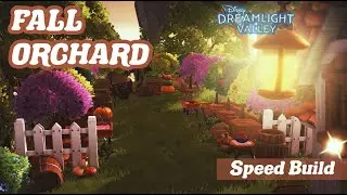 Peaceful Meadow Fall Orchard | Disney Dreamlight Valley Speed Build