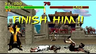Mortal Kombat 1 Arcade Kollection Scorpion Playthrough HD