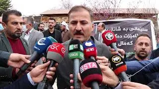 د.سۆران بەشداری لە مەراسیمی بەخاکسپاردنی د.کەمال مەزهەر دەکات