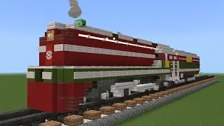 Minecraft Tutorial Christmas Steam Locomotive Fantasy Train
