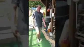 COOLEST MINI GOLF HOLE 🔥🎥 #golf #shorts #golfing