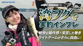 【湾フグ】新製品ベイトリール！アルファソニックCPを実釣インプレッション！気になる軽さや巻き感など詳しくインプレ！【2026新製品】