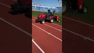 Сеялка Speed Seed 1200 с трактором Shibaura SX26