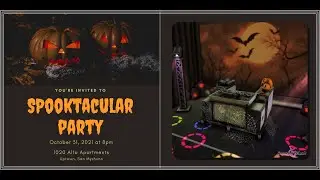 HALLOWEEN PARTY @ 1020 Alto Apartments [No CC] // Stop Motion - The Sims 4