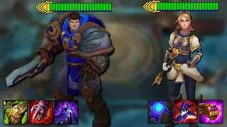 Lux and Garen 3 Star - Golden Crownguard Family