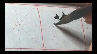 le radical herbe 艹 le style courant, Calligraphie chinoise les cl&eacute;s, apprendre &agrave; &eacute;crire chinois