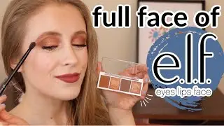 FULL FACE OF ELF COSMETICS 2020 | NEW Bite Size Eyeshadows & More!