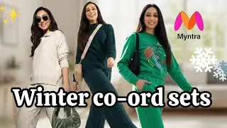 I Finally found Warm Winter Co-ord sets ❄️stylish ,cozy & under budget haul | Tashee Sirohi