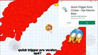 *TUTORIAL* AGARİO QUİCK TRİGGER PRO VERSİON APK / FAST MACRO/ VOLUME MACRO