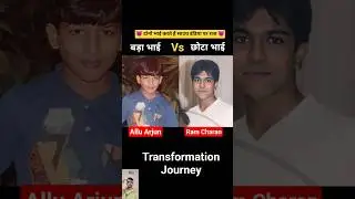 Ram Charan Vs Allu Arjun 💯✅ age transformation journey//#alluarjun#ramcharan#viral#southactors