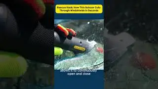 Rescue Hack: How This Scissor Cuts Through Windshields in Seconds