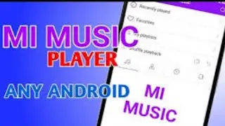 Mi music player in any android phone with download link|| best music player app