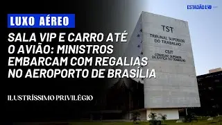 Sala VIP e carro até o avião: ministros embarcam com regalias no Aeroporto de Brasília