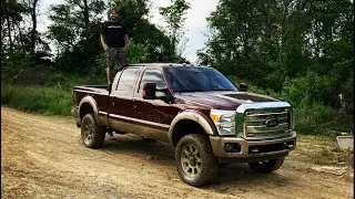 Offroading my POWERSTROKE at the slate dumps. #offroad #truck #mudbog #wheeling #f250 #diesel