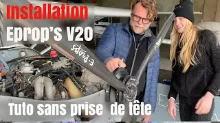 Installation nouvelle hélice Eprop's V20 Durandal