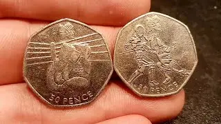 YOUTUBE GIVEAWAY OPEN #44 - 2 OLYMPIC 50P COINS From ANDIE VICKERS!!!