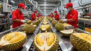 Inside the World’s Largest Durian Factory | How Fresh Durian Is Transformed Into Premium Snacks