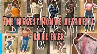 Huge ROMWE try-on haul