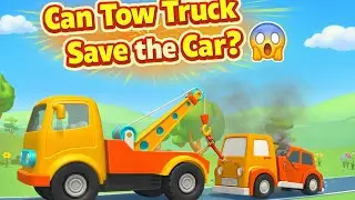 Can Tow Truck Save the Car? 🚚 | Build, Fuel & Drive | Wheelzy Kids City | #truck #cartoon #kids