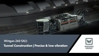 Wirtgen Cross Application Miner 260 SX(i) | Profiling and Lowering of Tunnel Floors