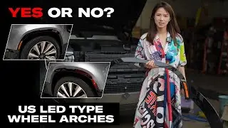 EP52:YES OR NO?  NEW DEFENDER NARROW TYPE GLOSS BLACK EDITION WHEEL ARCHES WITH LED 2023
