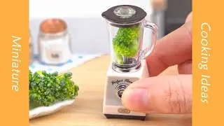 Miniature Broccoli Soup 🥦🥦🥦 #YumupMiniature