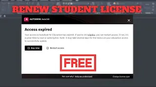 How to Renew AutoCAD 1-Year STUDENT License for FREE (AutoCAD 2026)