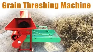 Affordable and Durable Grain Thresher Machine for Farmers #grain #thresher #threshing #farming