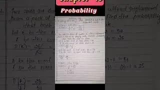 2ndpuc maths# probability#exercise-13.2#question1&2#solutions#class12th#maths#2ndpucmaths#exam#2026