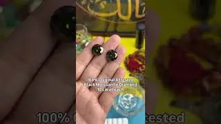 100% Original Black Moissanite diamond 10 Carat each #moissanite #diamond