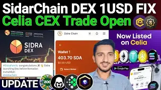 CELIA Exchange Trade Open | Sidra Chain DEX Launch! | AGENT 301 & ZOO Tokenomics | Hexacore AGO TGE