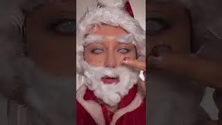 Santa defrosting for his 1 shift a year 😏 #makeup #christmasmakeup #santa #giveityourbestshort