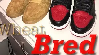 #JORDAN1 meets #WHEATS #BANNED1 #BRED1 #JORDAN #JORDAN1 #NIKE #BRED #BRED1 #OG  #sneakerhead
