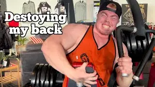 Brutal pull day | full workout routine + grocery shopping
