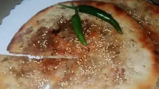 qeema filled tawa nan/homemade tawa nan recipe