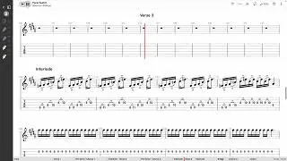 Panic Switch - Silversun Pickups (GUITAR 2 TAB PLAY ALONG)
