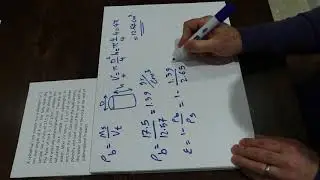 Saturation, bulk density, porosity, and void ratio: Sample question