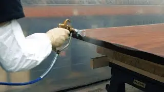 SPRAYING MARINE SPAR VARNISH by System Three