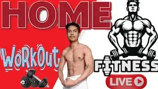 👉 Back & Tricep Workout Live at Home | No Gym 💪🔥 #workout #motivation #bicep #live #shorts #livefeed