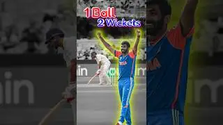 2 Wickets in 1 Ball 🤔 #cricket #cricketshorts #cricketnews #championstrophy