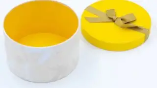 How To Make A Round Shaped Paper Gift Box Diy Paper Box, Art and Craft Making