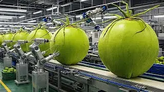 Inside a Modern Coconut Processing Factory | From Raw Coconuts to Final Products