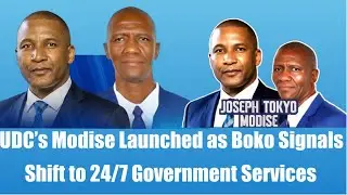 President Boko launches Modise as UDC Makes Final Push