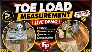 Toe load measurement | toe load measurement device | toe load of an elastic rail clip | toe load