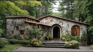 Japanese-Inspired Stone House &ndash; A Timeless Blend of Serenity and Charm