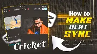 How to make Cricket Beat Sync ✨ || Cricket Beat Sync kaise banaye &bull; make beat sync in Capcut || 