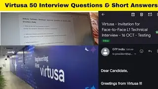 Вопросы для собеседования virtusa 2025 | Интервью virtusa: опыт автоматизированного тестирования ...