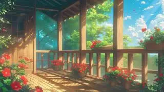 Lo fi Hideout No  37 &ndash; Geraniums Along the Veranda Rail
