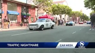 Car Week traffic challenges hit Monterey Peninsula