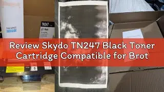 Review Skydo TN247 Black Toner Cartridge Compatible for Brother TN247BK TN243BK for Brother DCP-L355